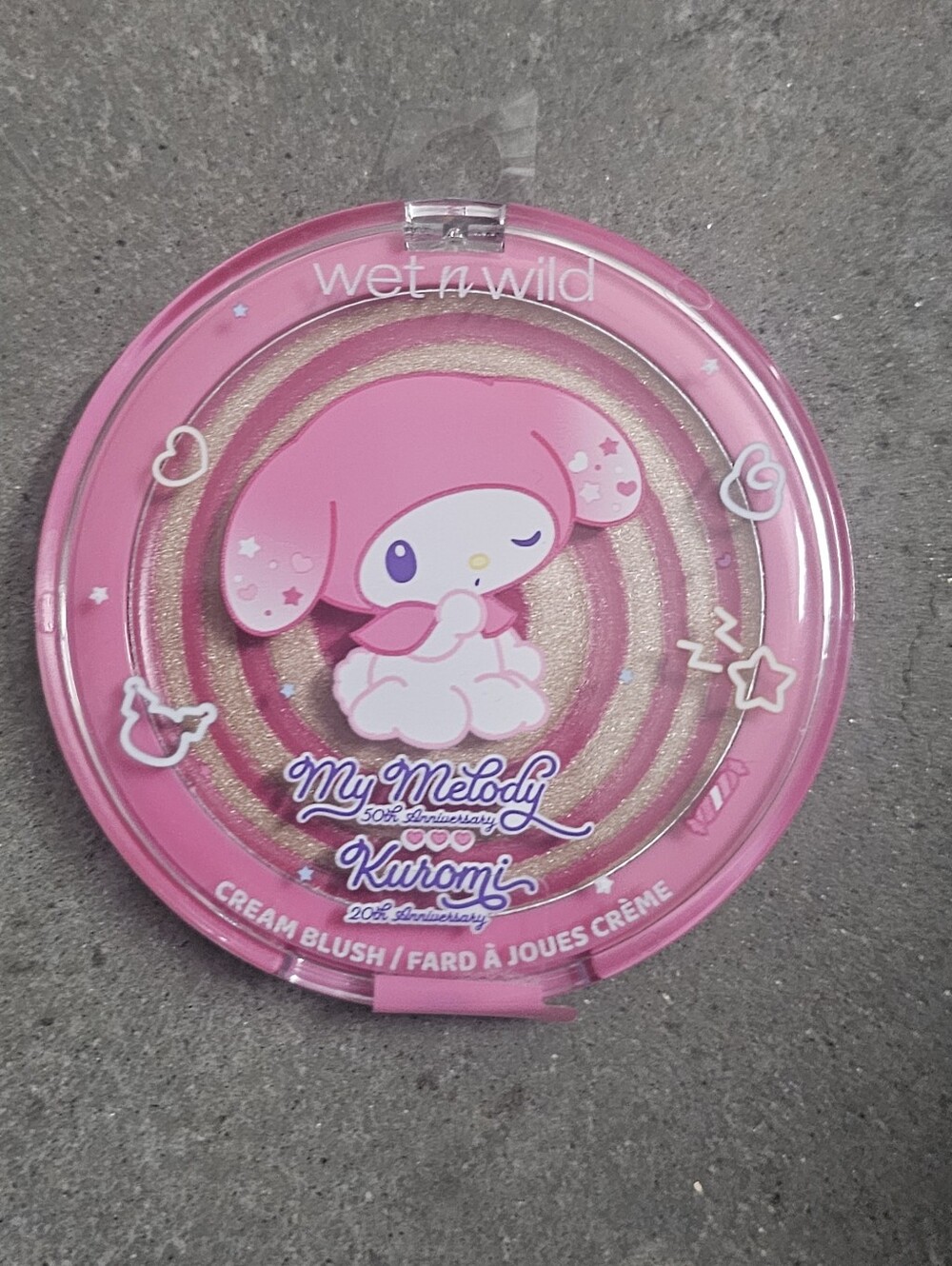 NWT Wet n Wild My Melody Kuromi Cream Blush